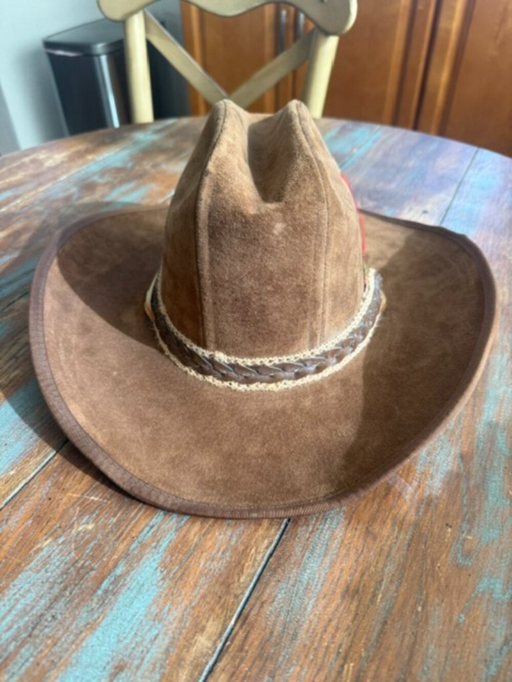 VTG 70s Stetson "The Billy Kidd" Suede Cowboy Hat size 7 🤠